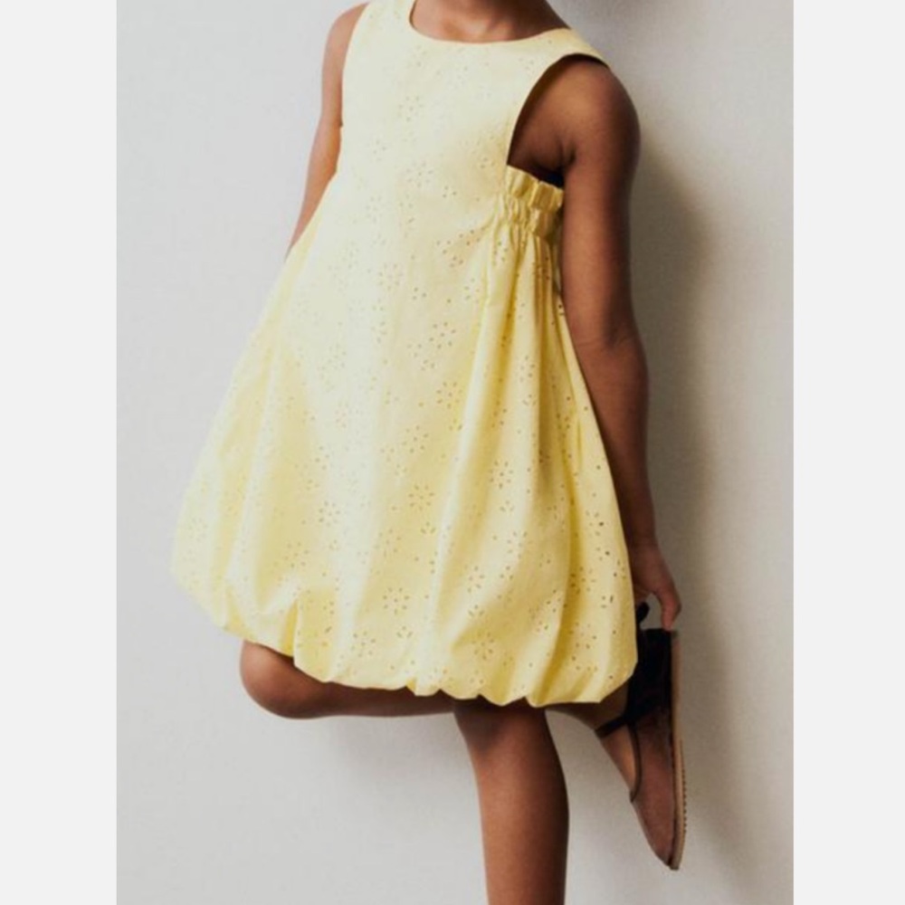 Yellow Zara Toddler Sleeveless Dress